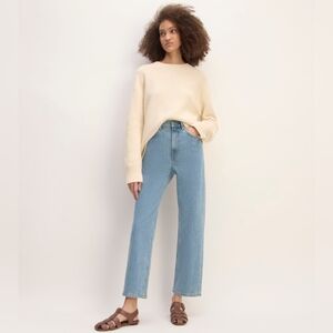 Everlane Women's The Way-High Jean‎ Size 29T Straight Cigarette Leg Stove Pipe